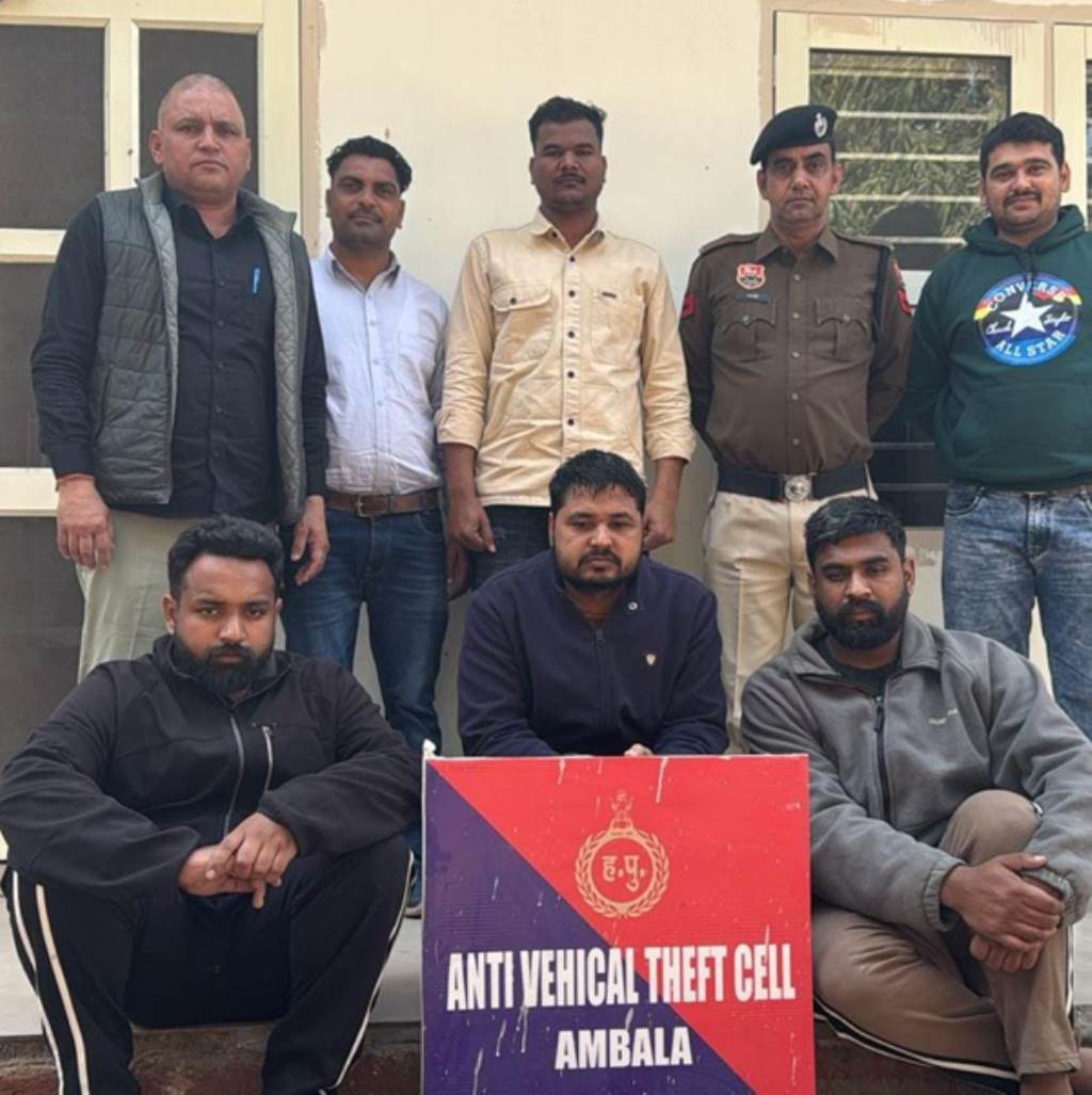 AVT staff arrested 3 members of an interstate car theft gang